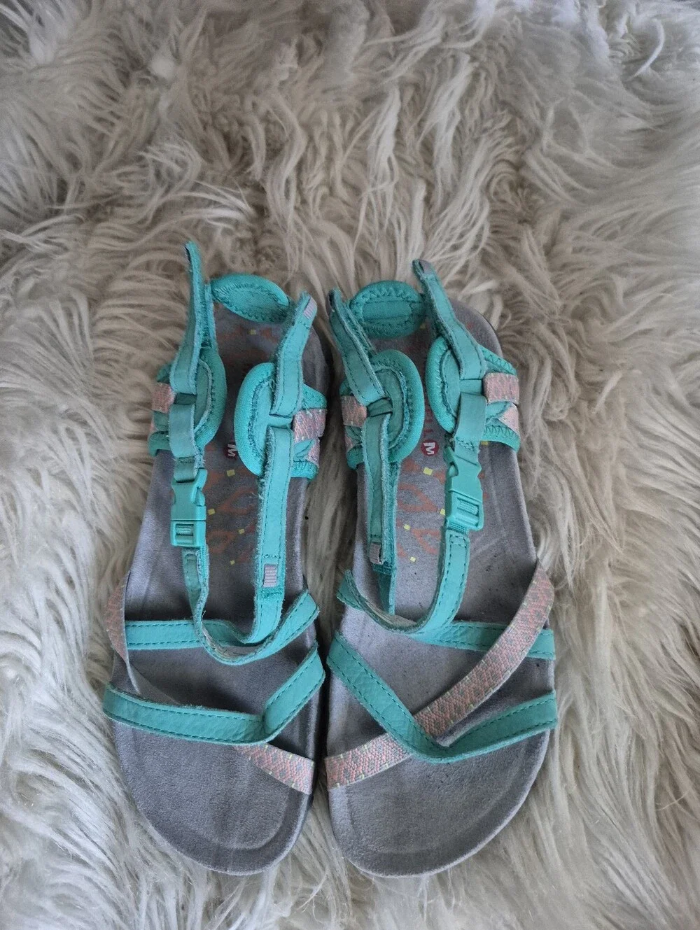 Merrel Women's Turquoise Strappy Casual Sandals